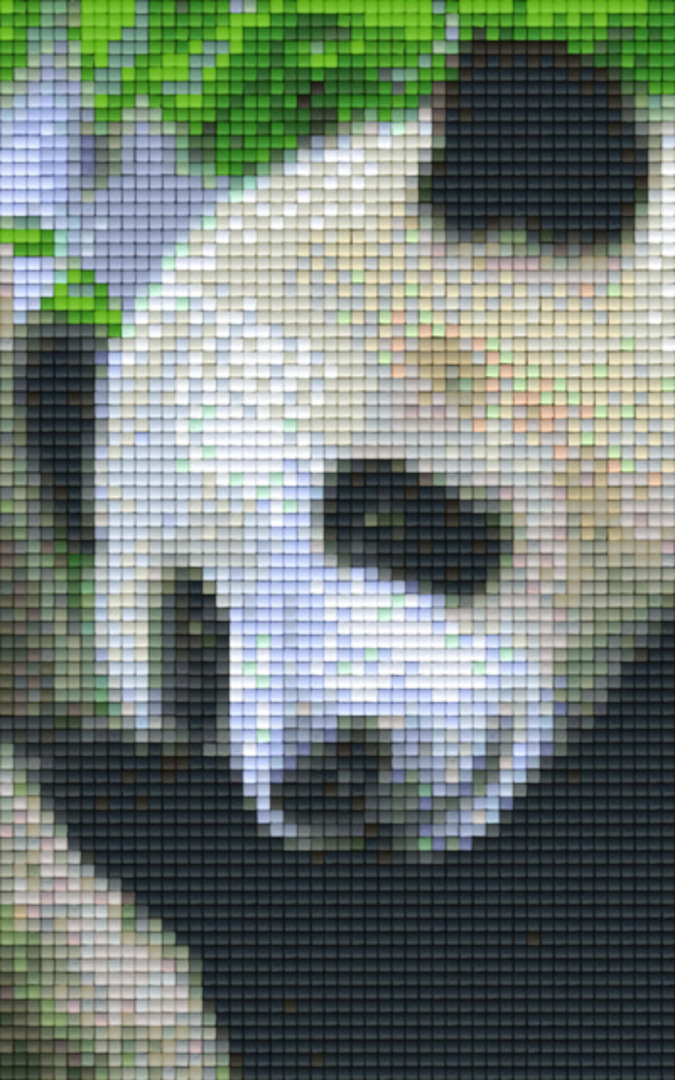 Panda Bear Two [2] Baseplate PixelHobby Mini-mosaic Art Kit image 0